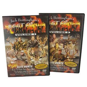 Lot of 2 Hunting DVDs Jack Brittingham's Best of Buck Fever Volume 1 & 2